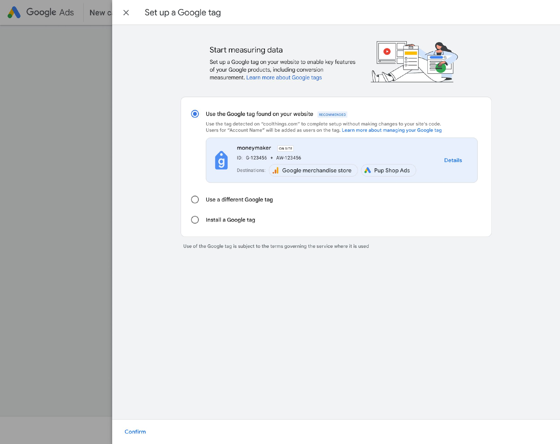 Google Ads — Conversion setup in onboarding (3)