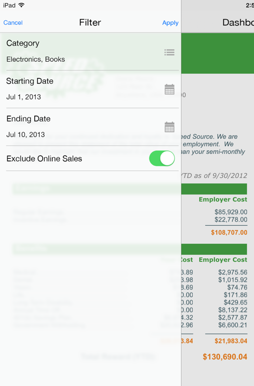 MicroStrategy Visual Insights — App redesign for iOS 7 (4)