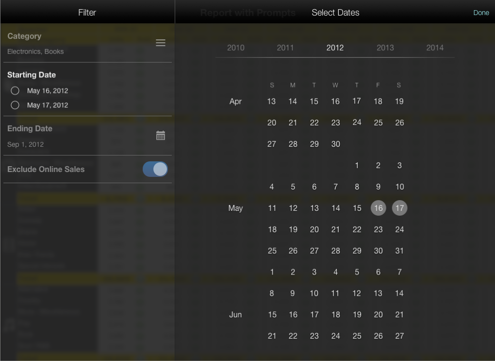MicroStrategy Visual Insights — App redesign for iOS 7 (3)