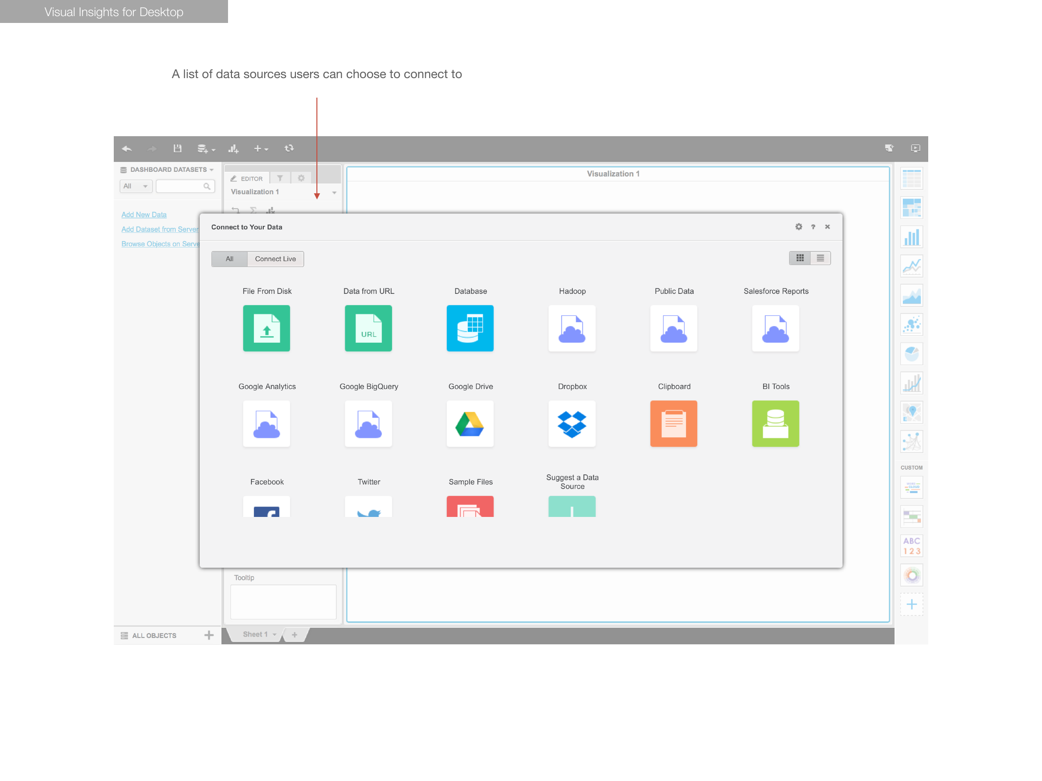 MicroStrategy Visual Insights — Desktop — Connect & prepare data (1)