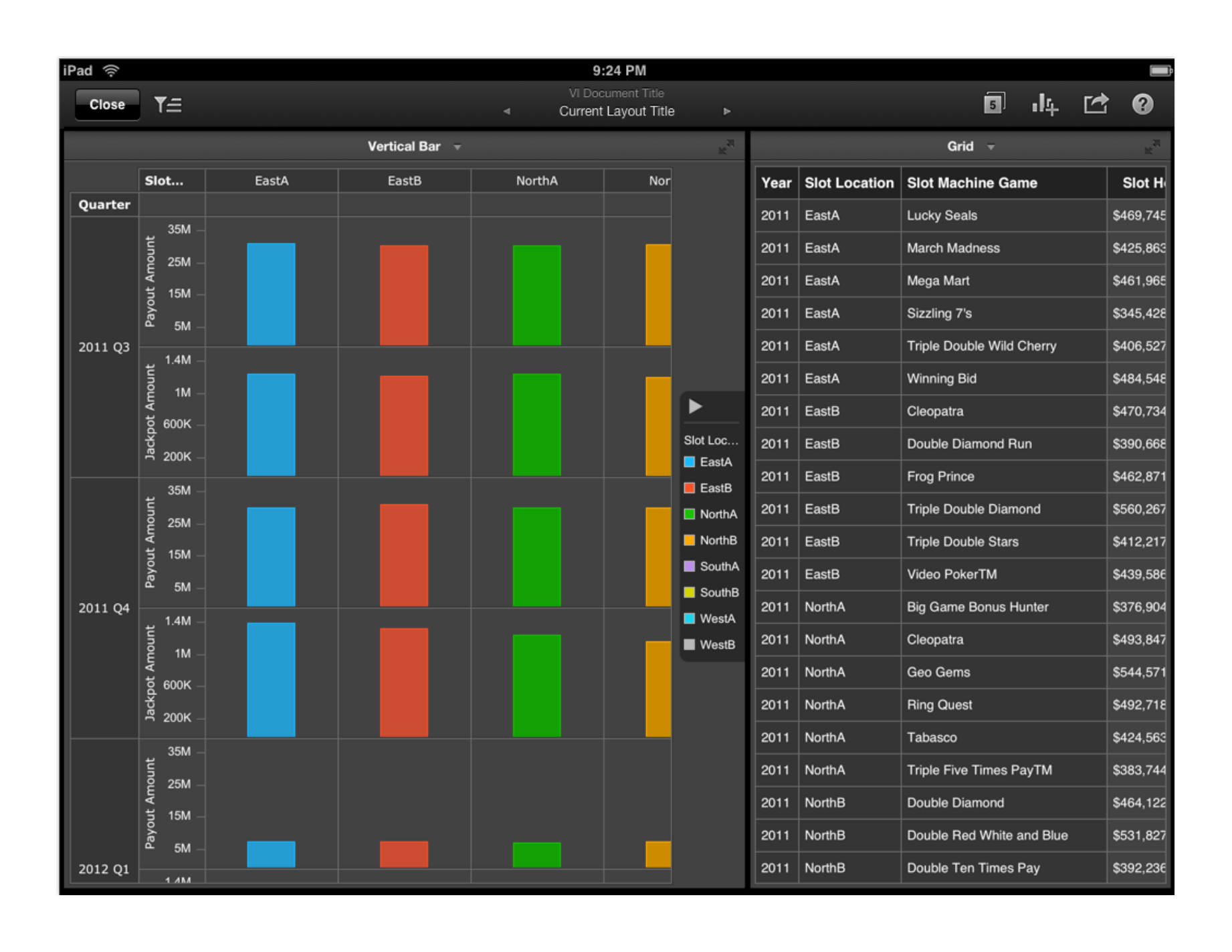 MicroStrategy Visual Insights — iPad — Modernizing through iOS 7 (1)