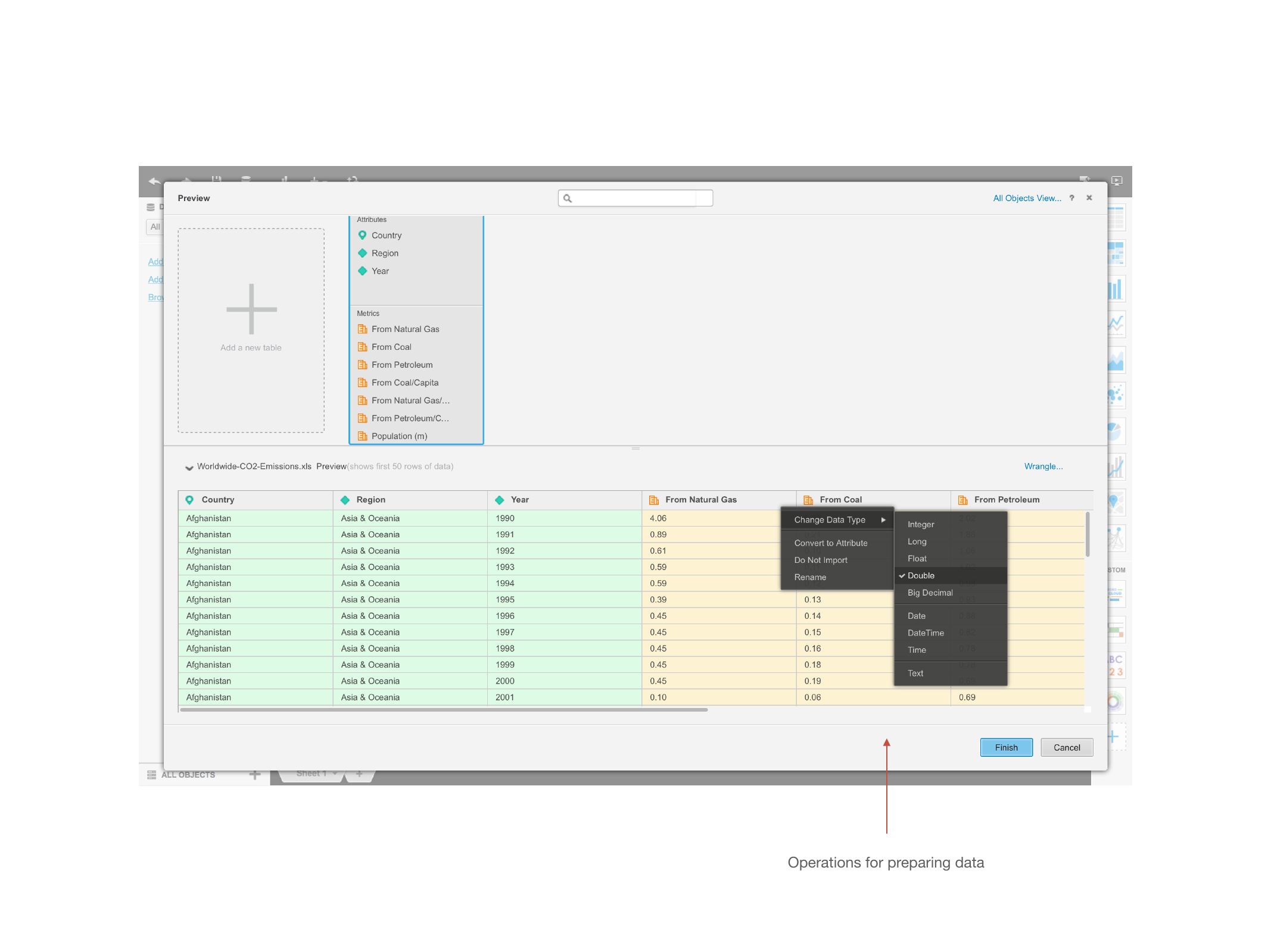 MicroStrategy Visual Insights — Desktop — Connect & prepare data (3)