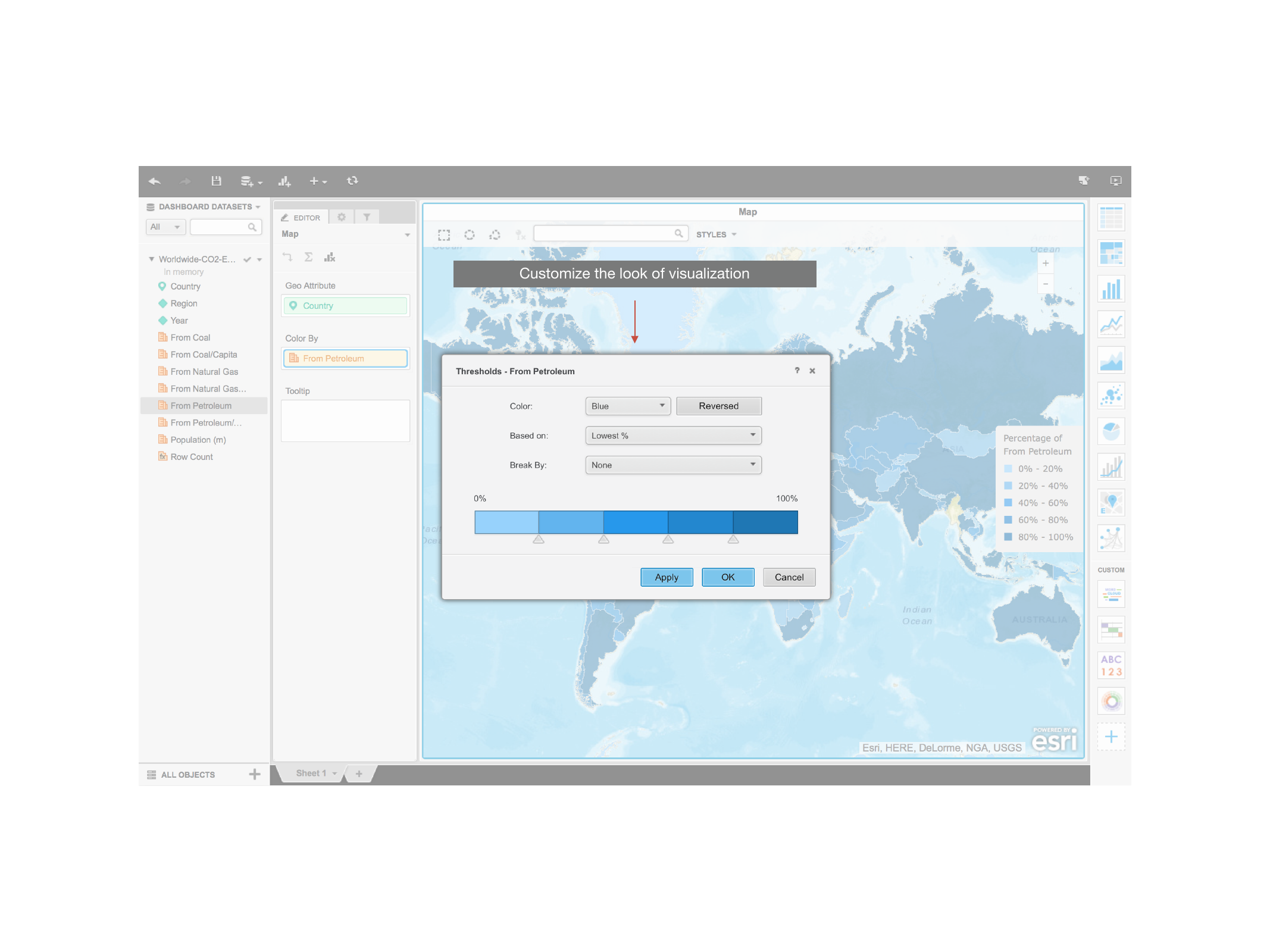 MicroStrategy Visual Insights — Desktop — Customize & themes (1)
