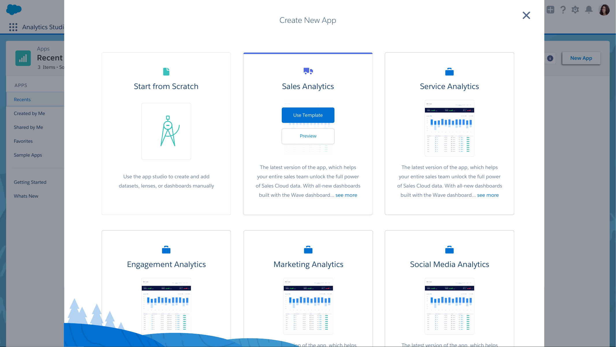 Salesforce Einstein Analytics — App Studio — App Home (4)