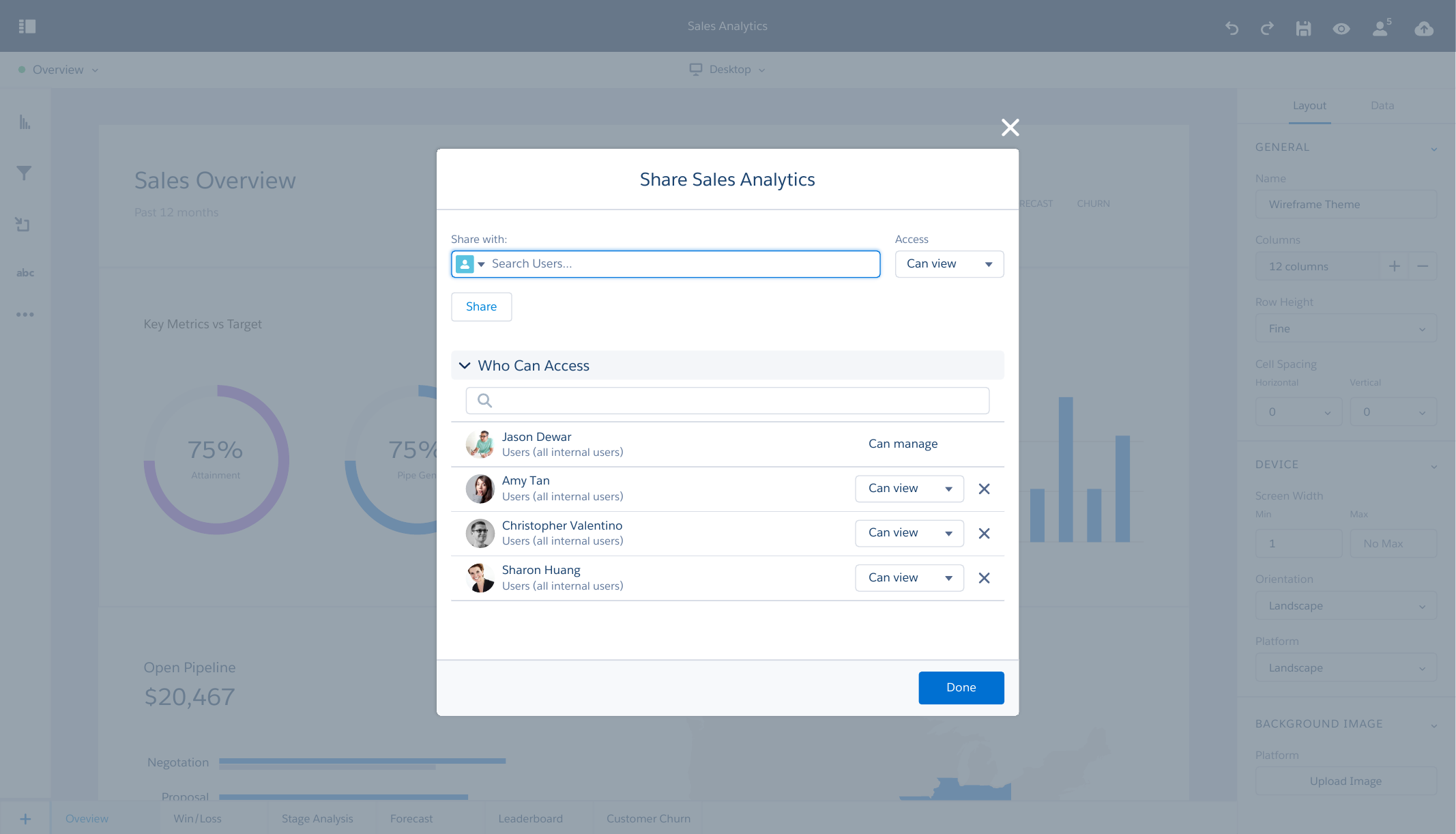 Salesforce Einstein Analytics — App Studio — Sharing & version history (1)