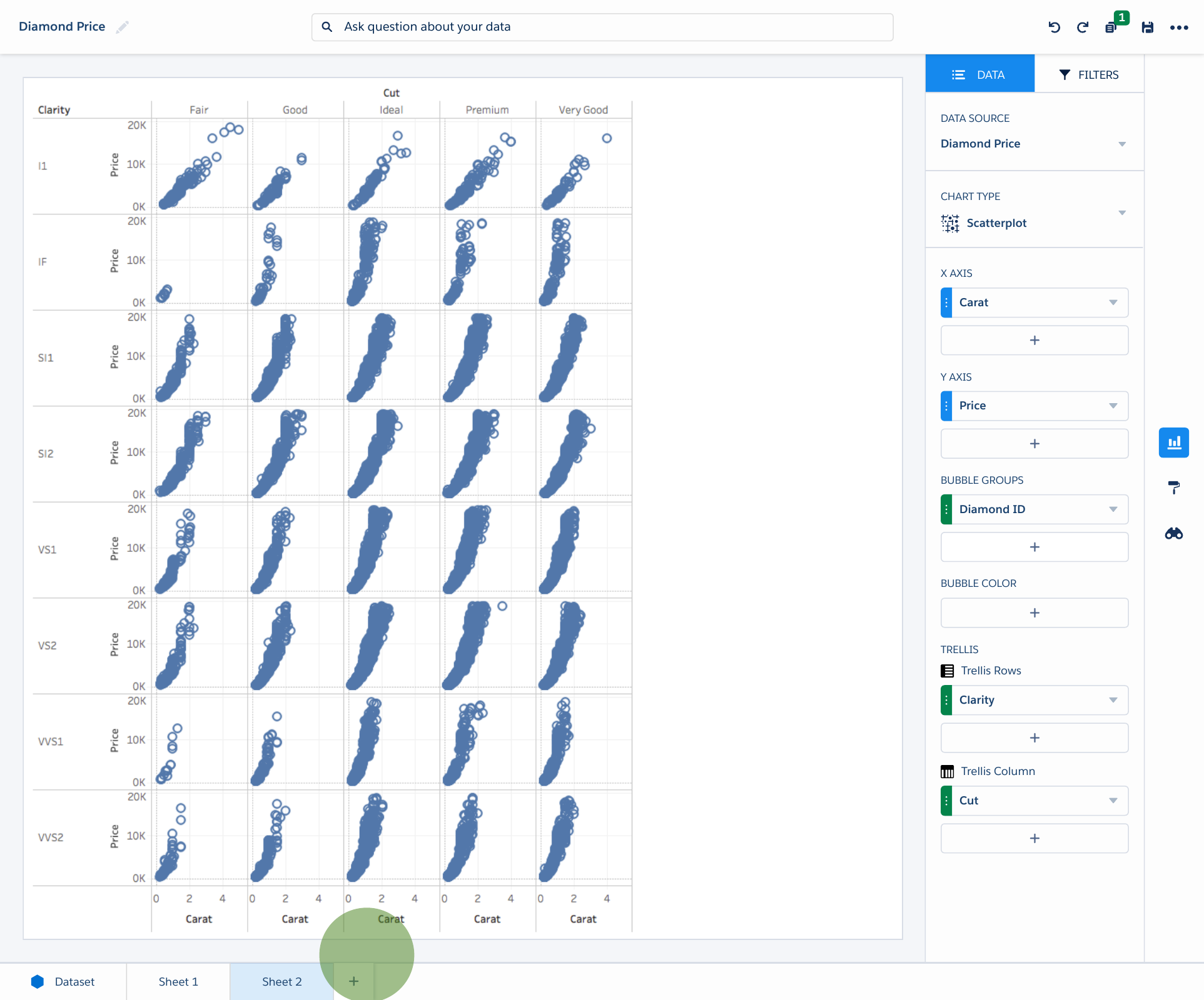 Salesforce Einstein Analytics — Data Explorer — Explore & visualize (4)
