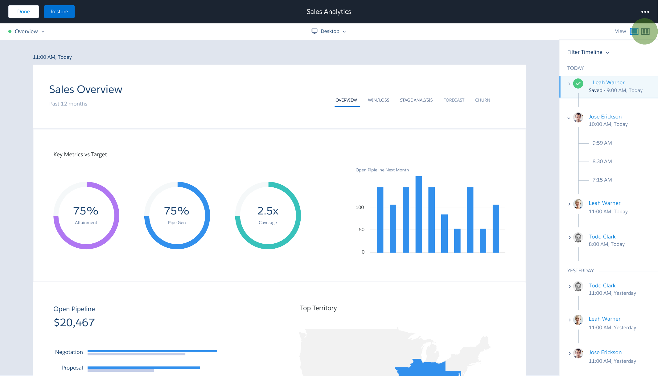 Salesforce Einstein Analytics — App Studio — Sharing & version history (2)