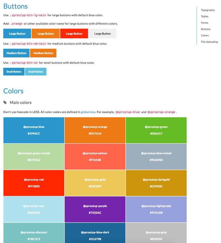 SproutUp — Style guide (1)