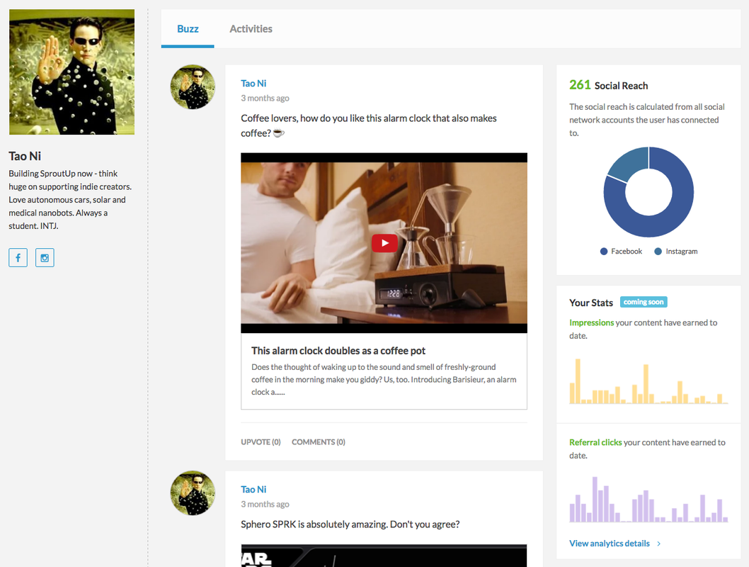 SproutUp — For content creators (14)