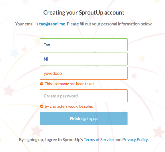 SproutUp — For content creators (5)